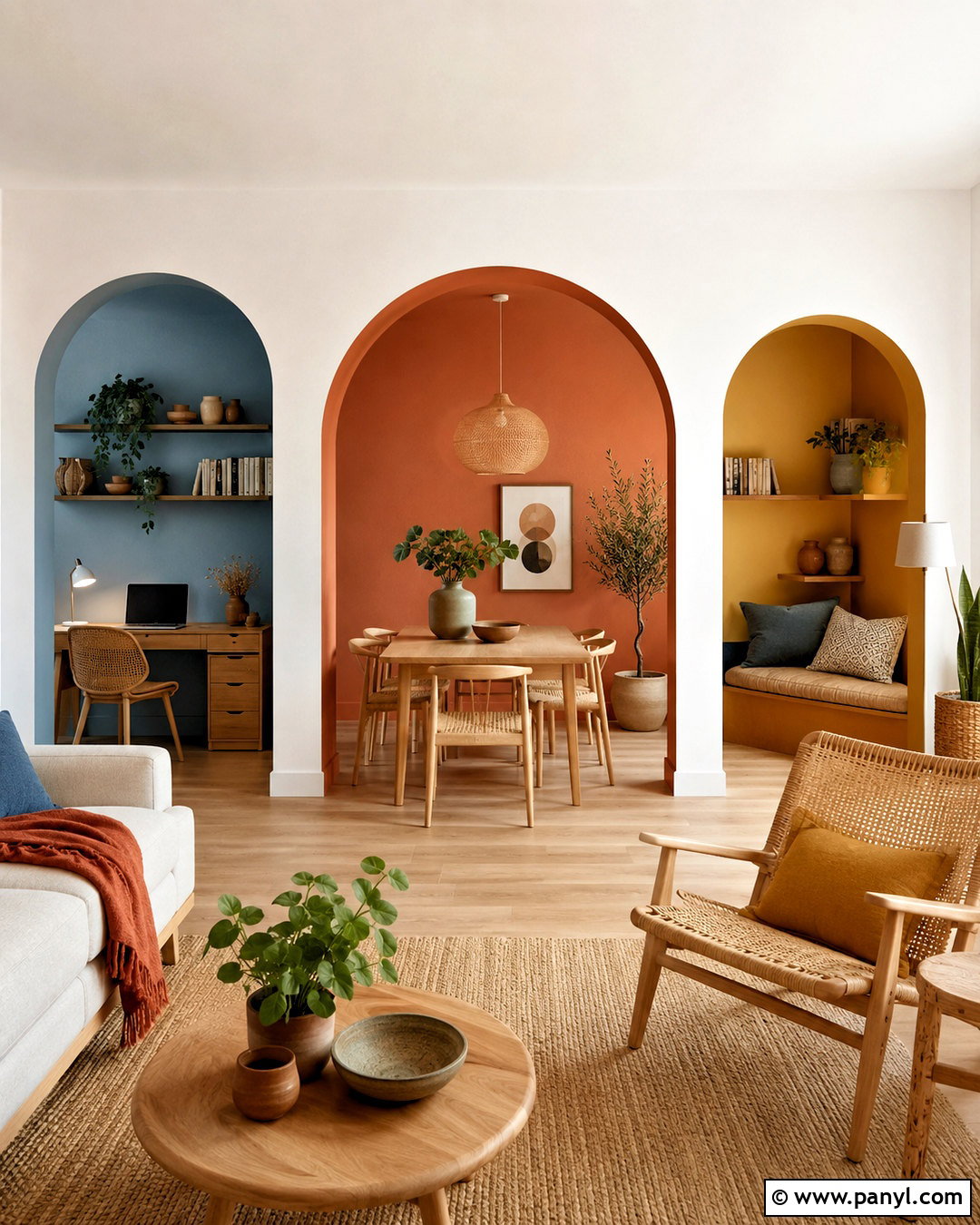 Multicolor Arch Wall - 20 colourful walls