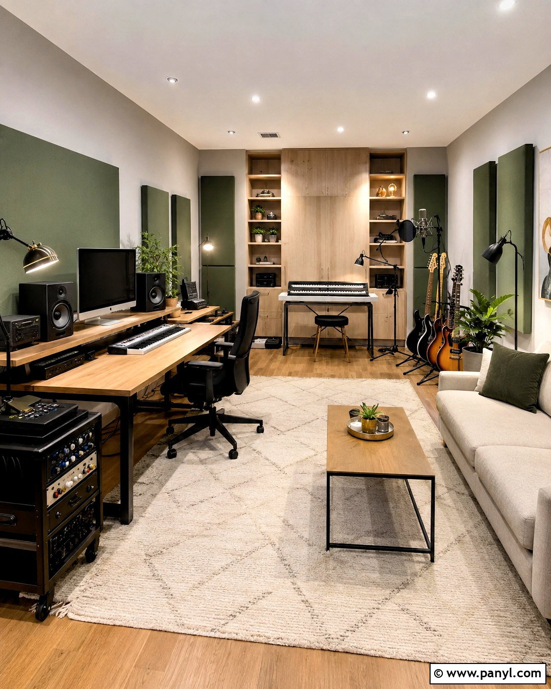 Multipurpose Music Studio - 20 music studio decor interior design ideas