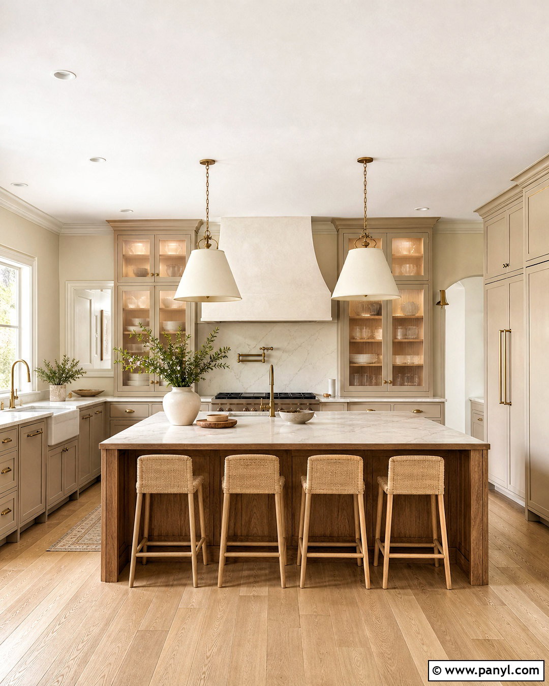 Mushroom And Ivory Kitchen Color Combination - 20 kitchen colour combination ideas