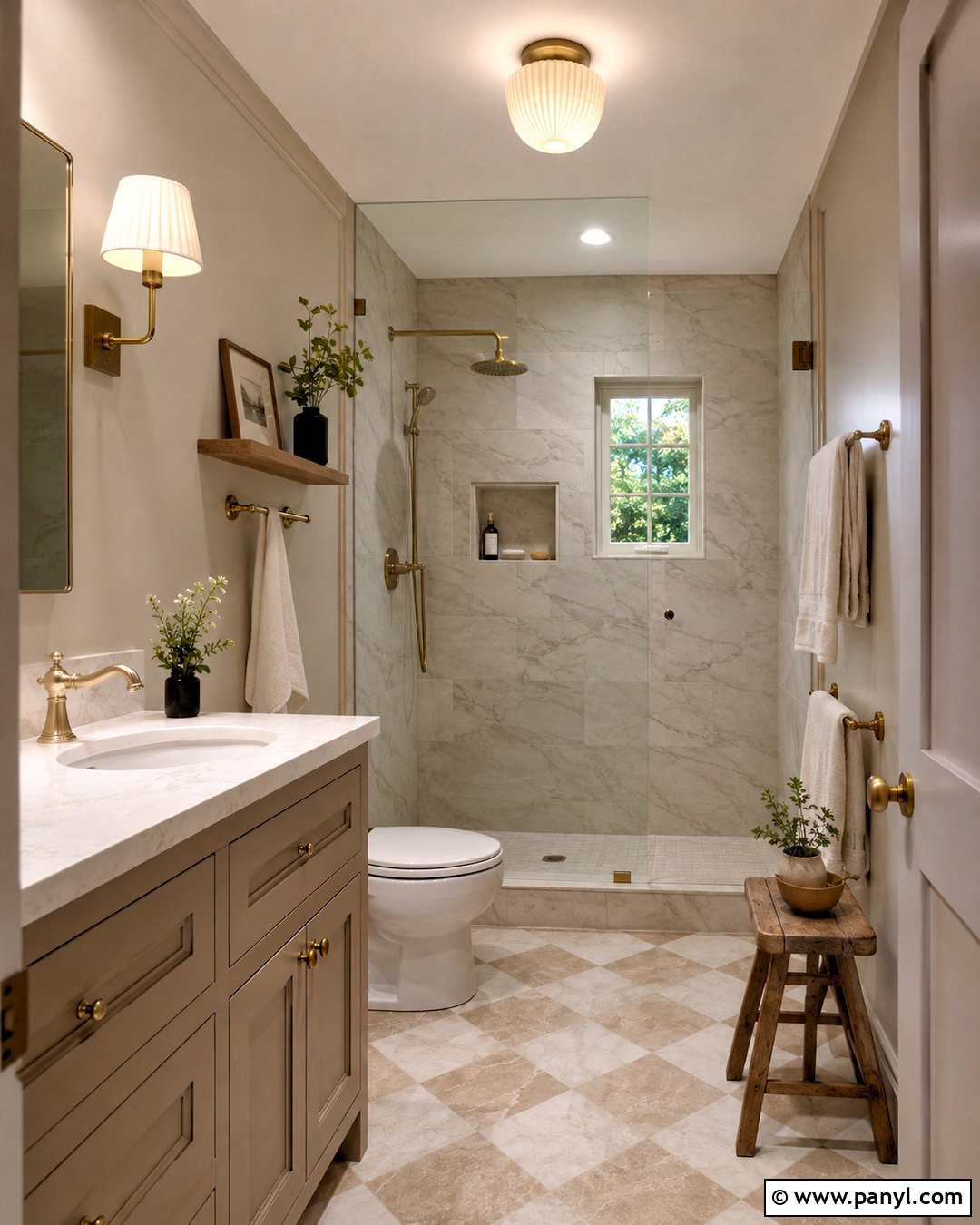 Mushroom Bathroom - 35 trending bathroom colors