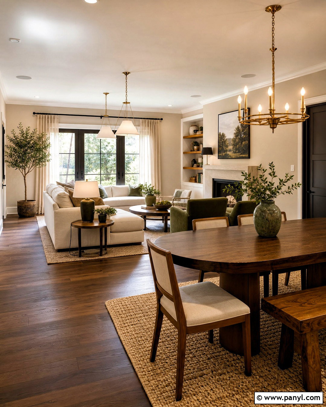 Mushroom Beige And Espresso Paint Color Palette - 20 interior paint color palette ideas