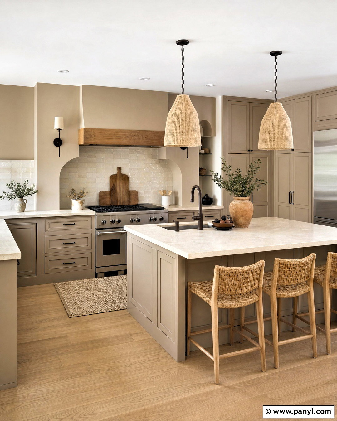 Mushroom Beige Kitchen Walls - 20 kitchen paint ideas walls colour schemes