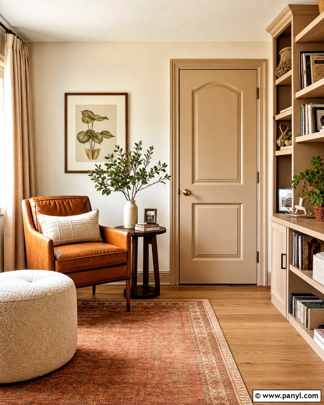 Mushroom Beige Room Door - 20 room door color ideas