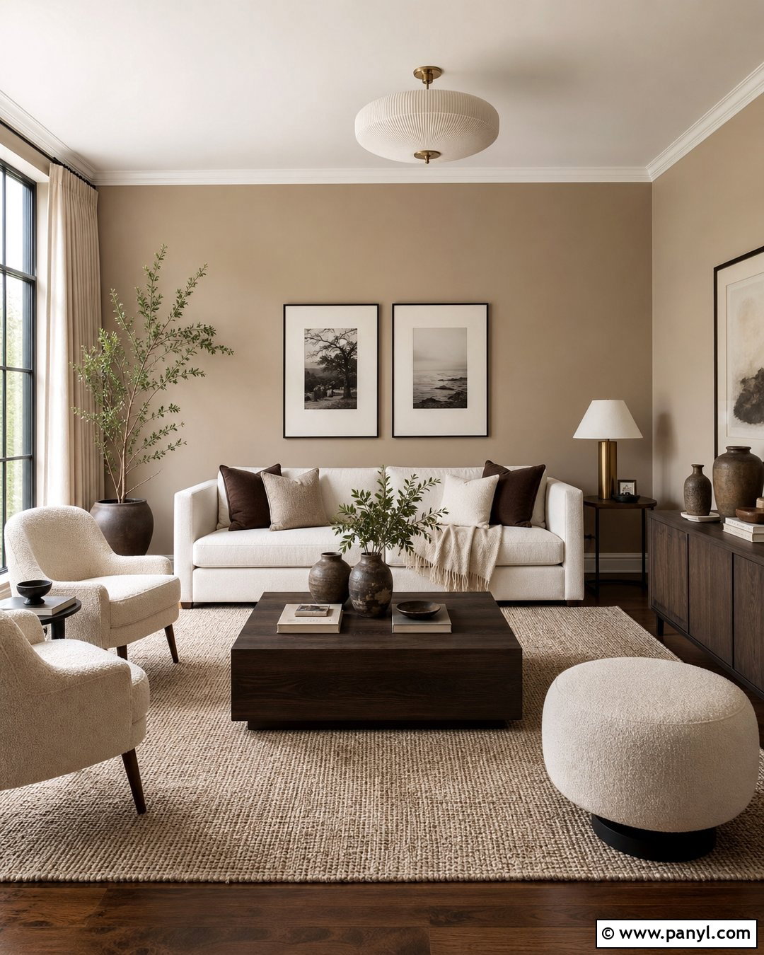Mushroom Beige Room Walls - 35 Aesthetic Room Wall Color Ideas