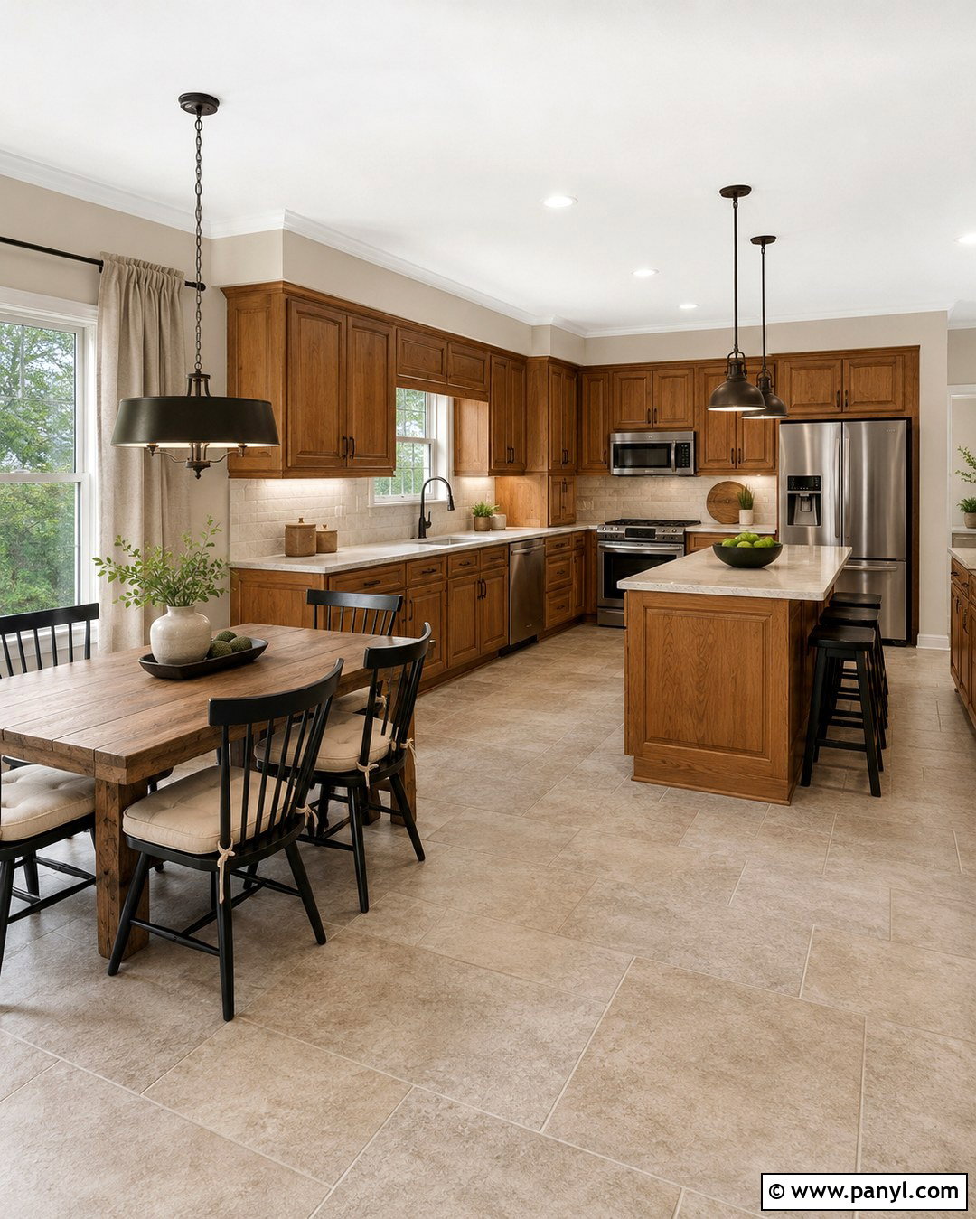 Mushroom Beige Walls With Honey Oak Cabinets - 20 Honey Oak Cabinets Wall Color Ideas