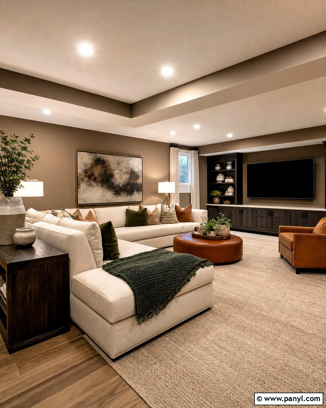 Mushroom Brown Basement Walls - 20 basement wall colors