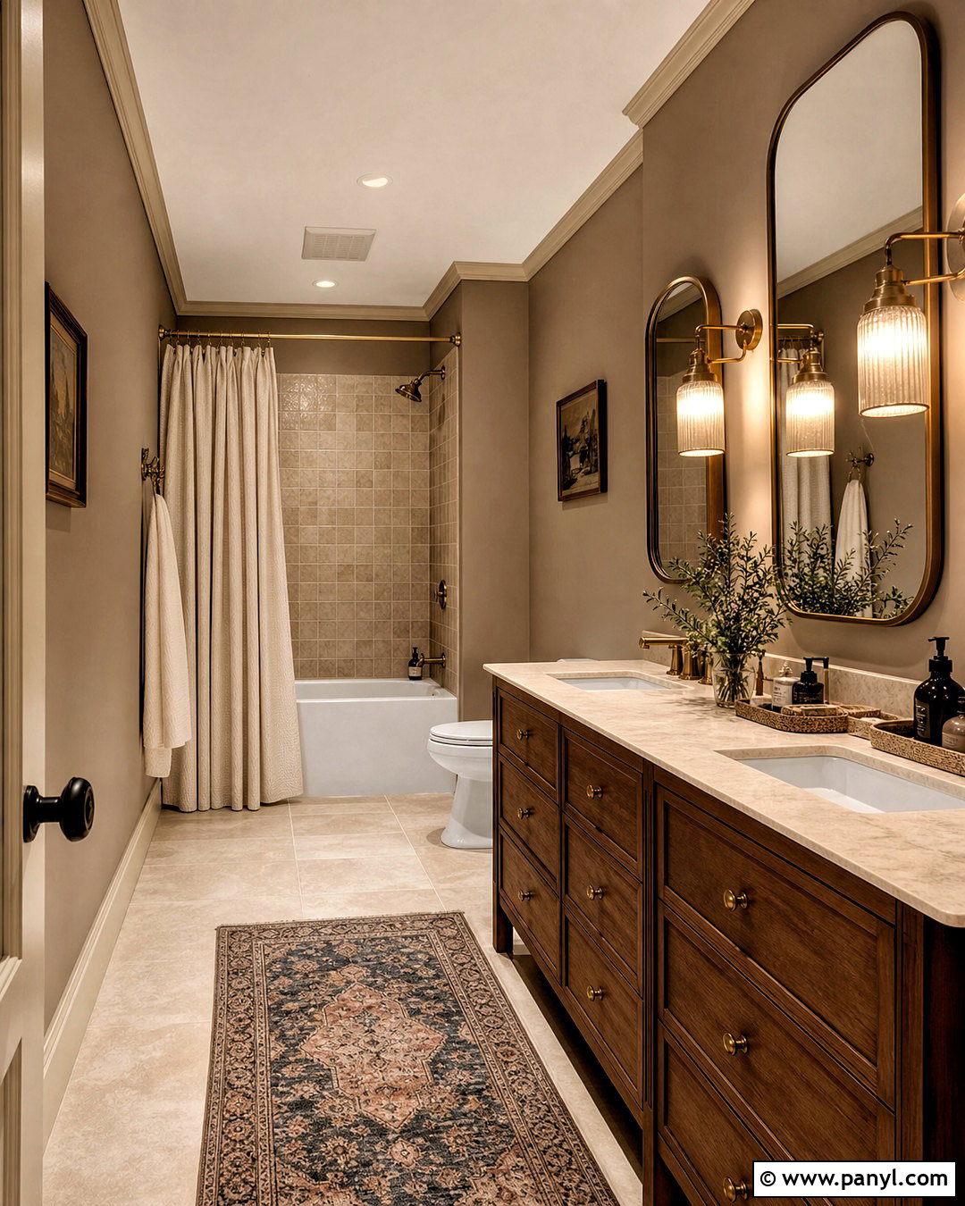 Mushroom Brown Bathroom Paint - 20 bathroom paint inspiration ideas