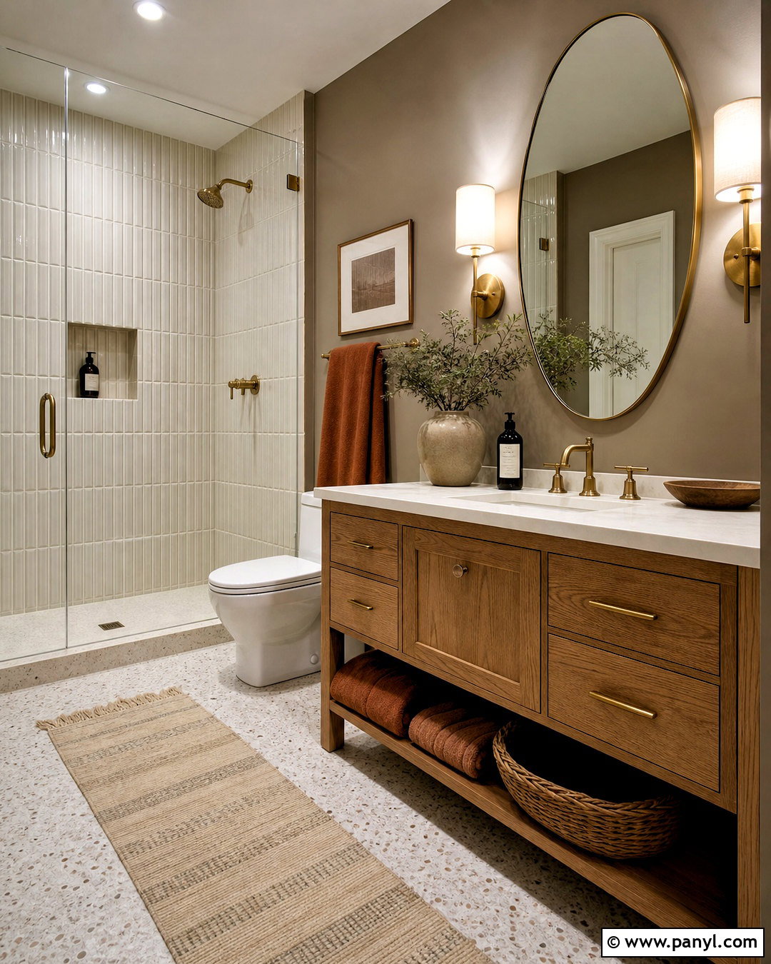 Mushroom Brown Bathroom - 20 trending bathroom colors