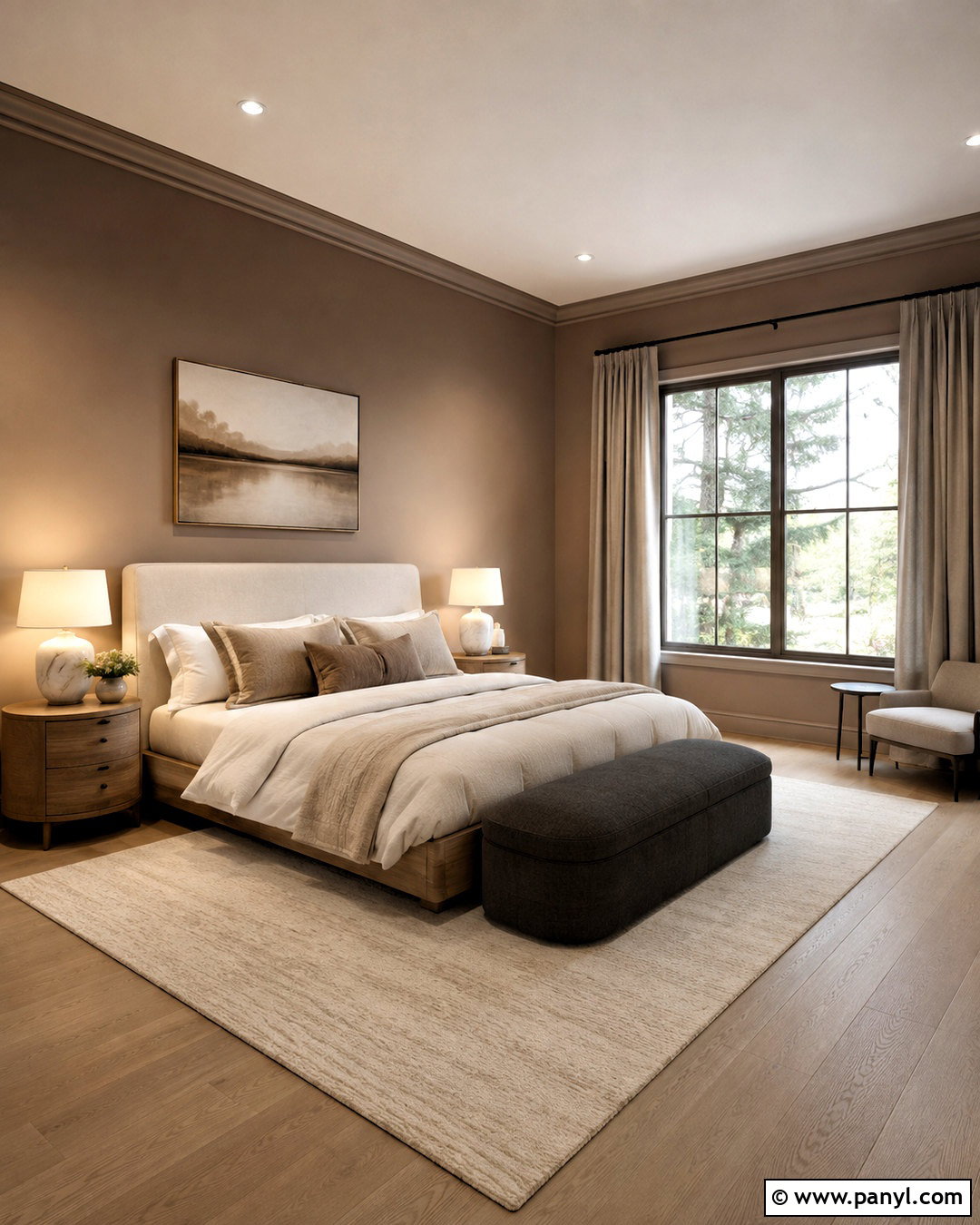 Mushroom Brown Bedroom Walls - 40 brown wall paint ideas