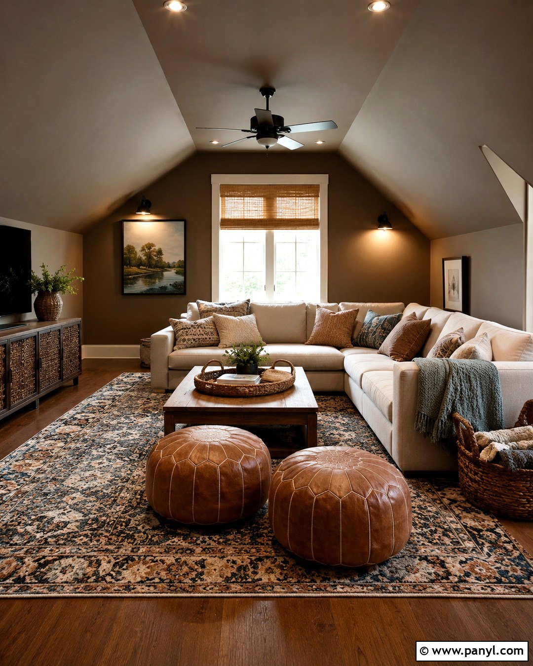 Mushroom Brown Bonus Room Walls - 20 Bonus Room Wall Color Ideas