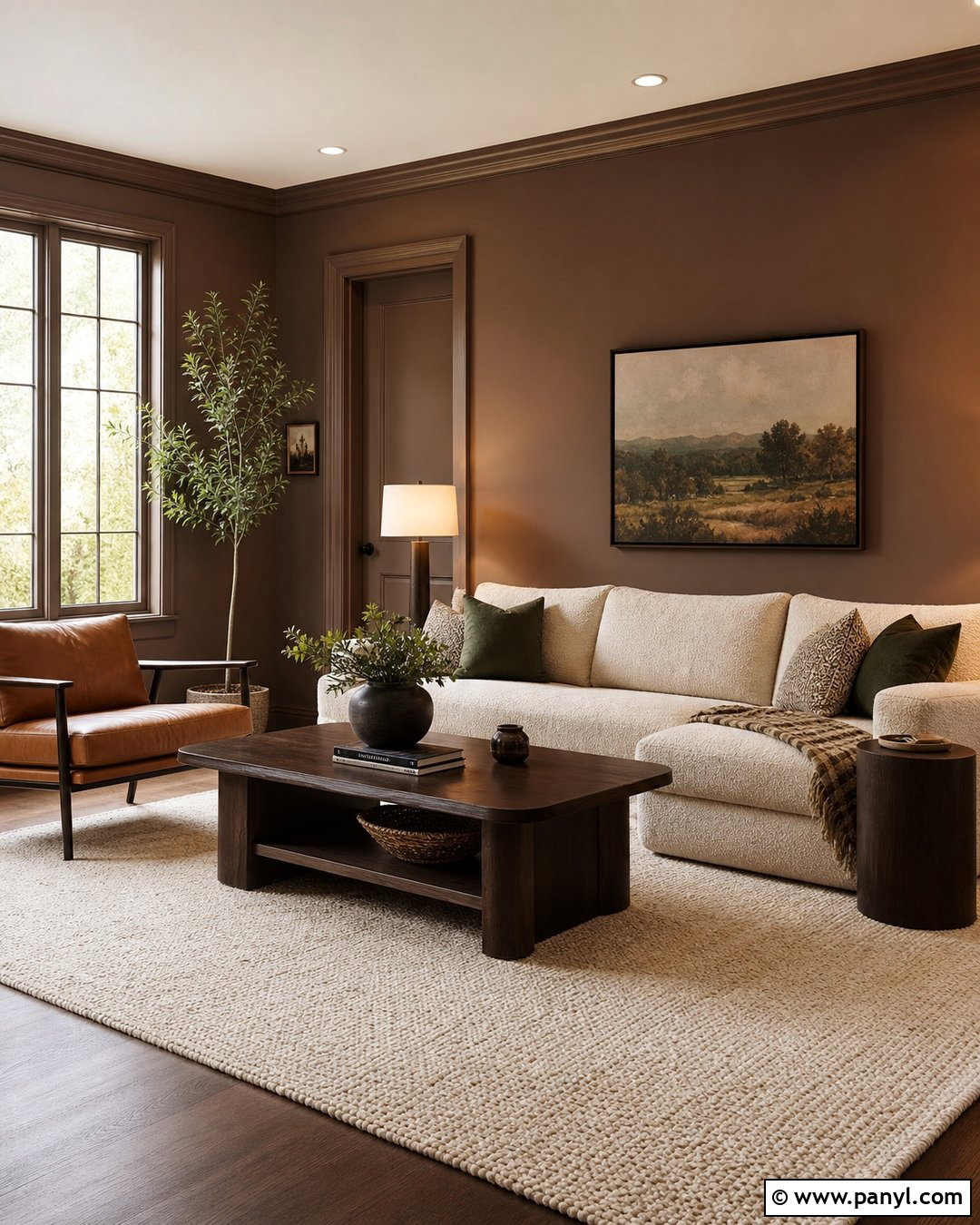 Mushroom Brown Interior Wall Color - 25 House Interior Wall Color Ideas