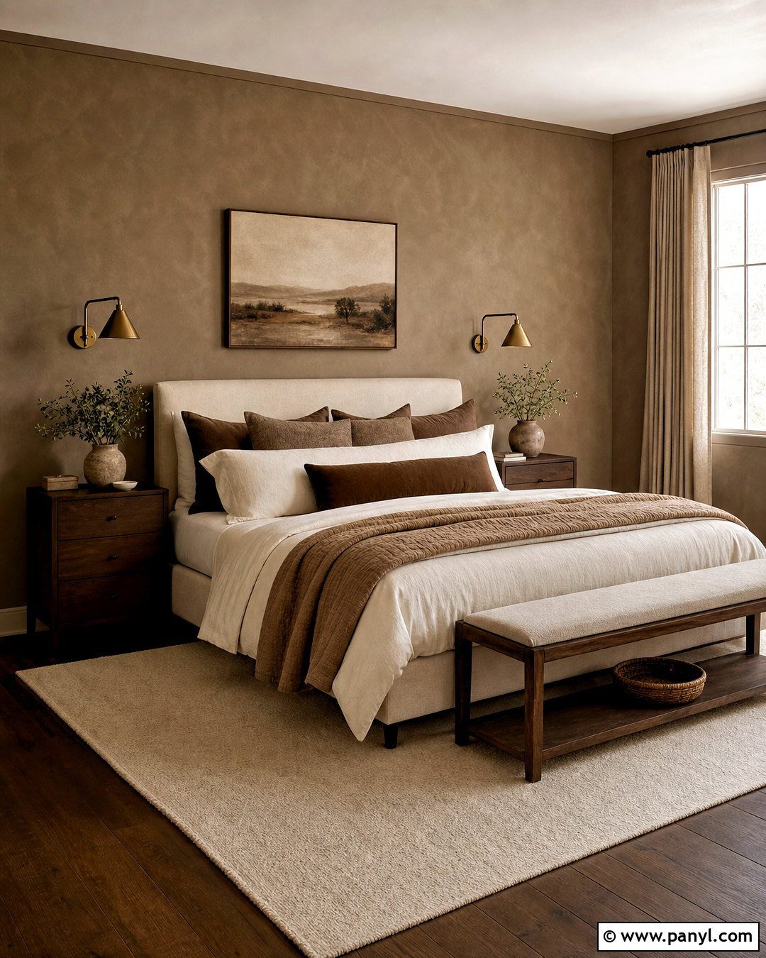 Mushroom Brown Limewash Palette - 20 limewash color palette ideas