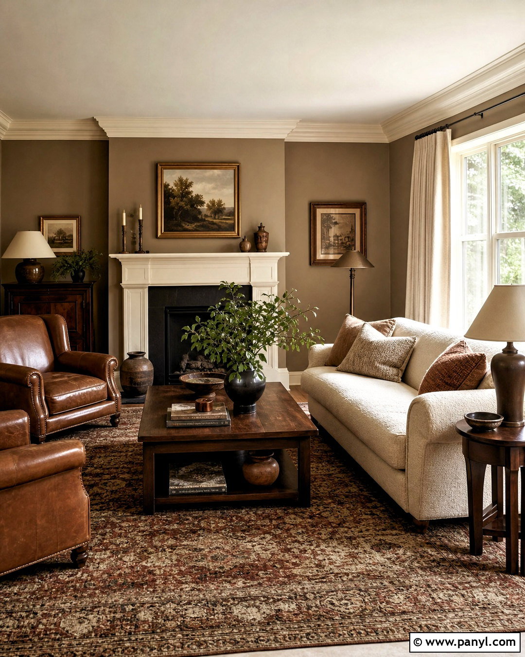Mushroom Brown Living Room - 20 good living room colors