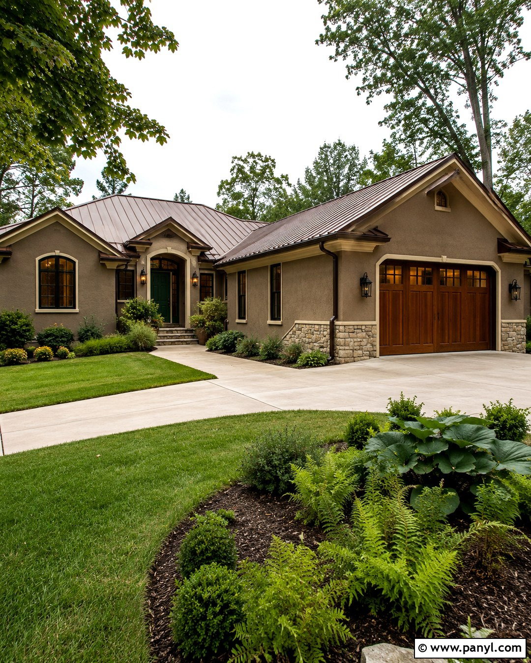 Mushroom Brown Stucco Wall Color - 20 Stucco Wall Colors