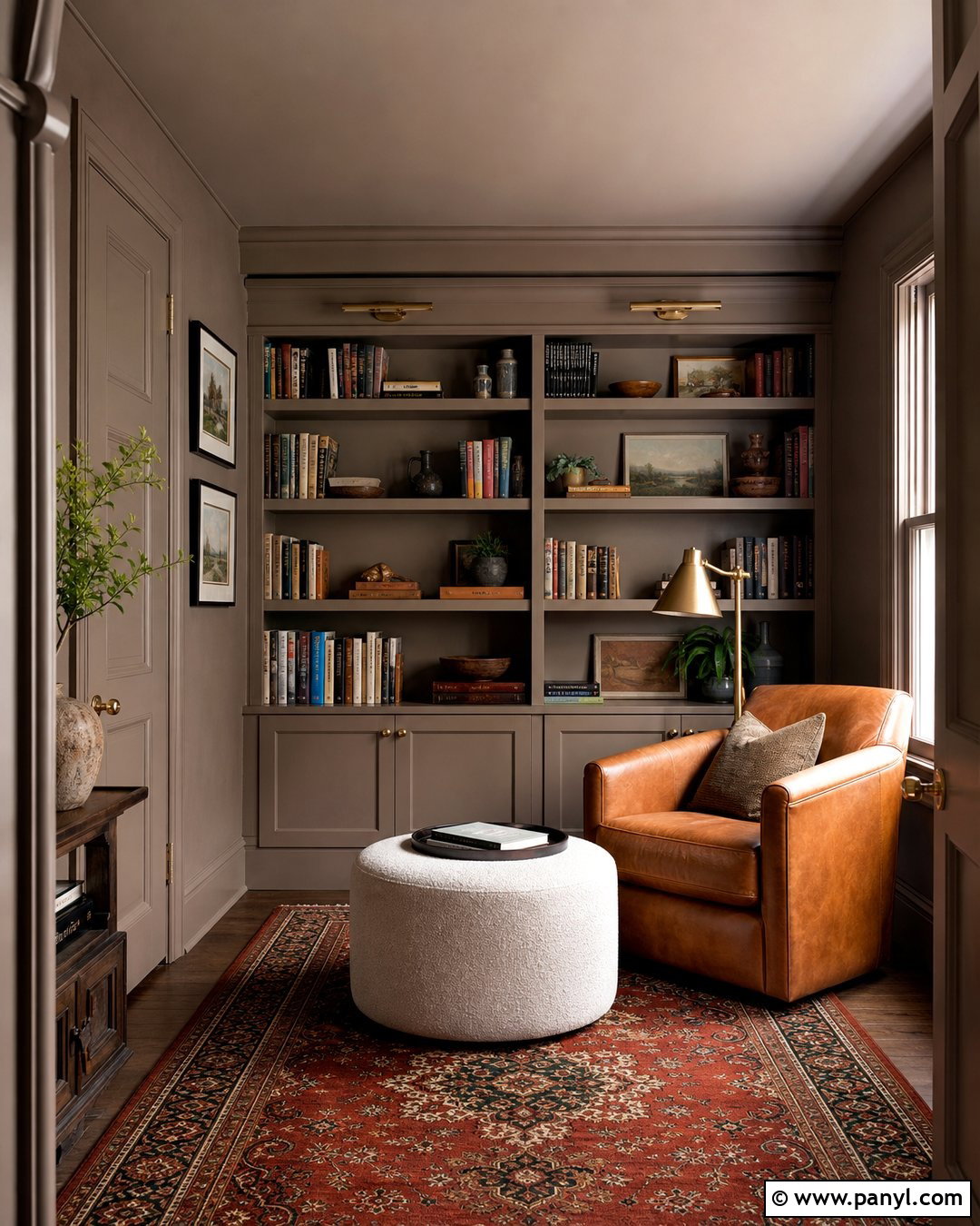 Mushroom Color-Drenched Walls - 20 Mushroom Colour Walls