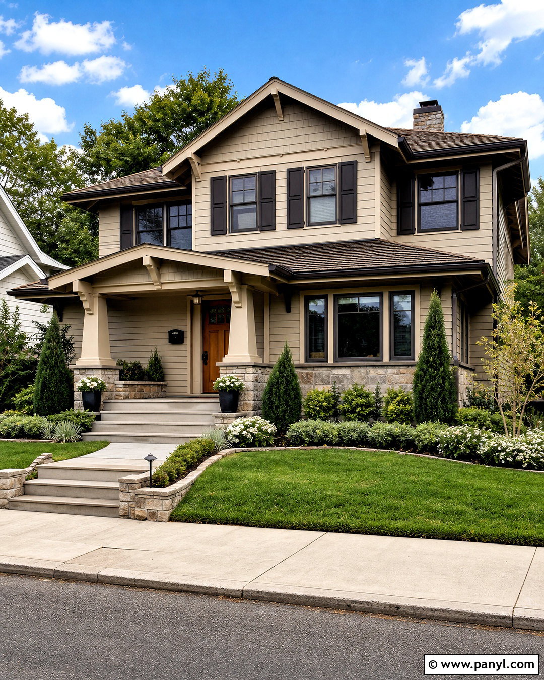 Mushroom Exterior House Paint - 20 external house paint colors