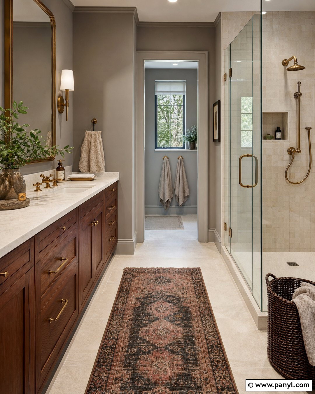 Mushroom Gray Bathroom Walls - 20 Gray Bathroom Wall Color Ideas