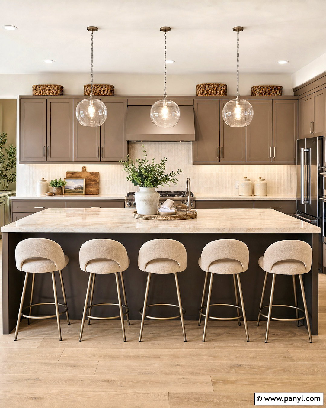 Mushroom Kitchen - 20 trendy kitchen colors