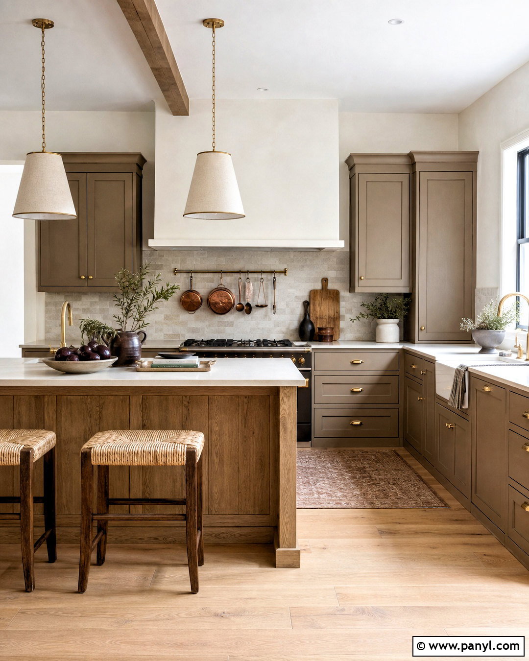 Mushroom Kitchen - 20 warm kitchen colors