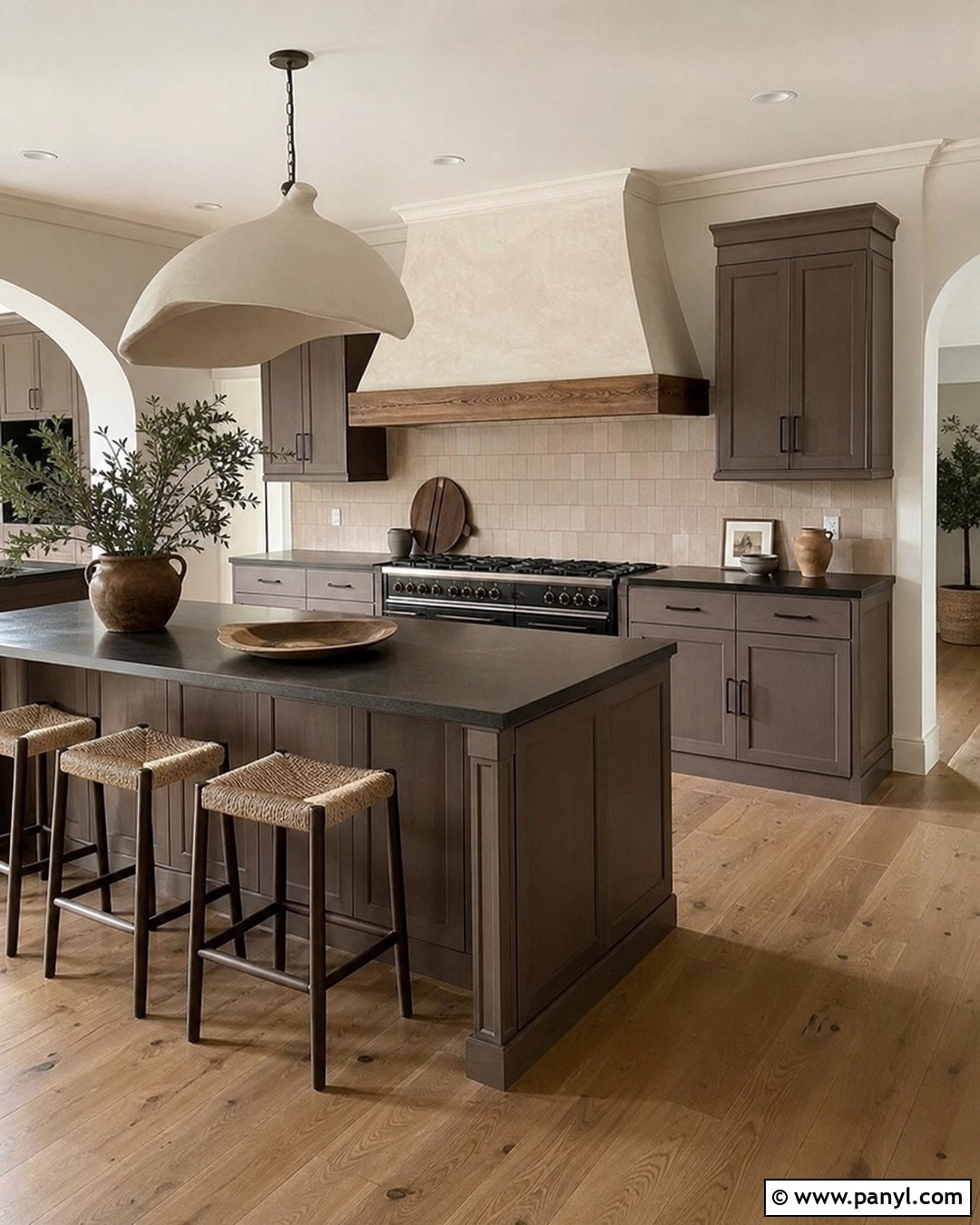 Mushroom Kitchen Cabinets With Dark Countertops - 20 Kitchen Cabinet Paint Colors With Dark Countertops
