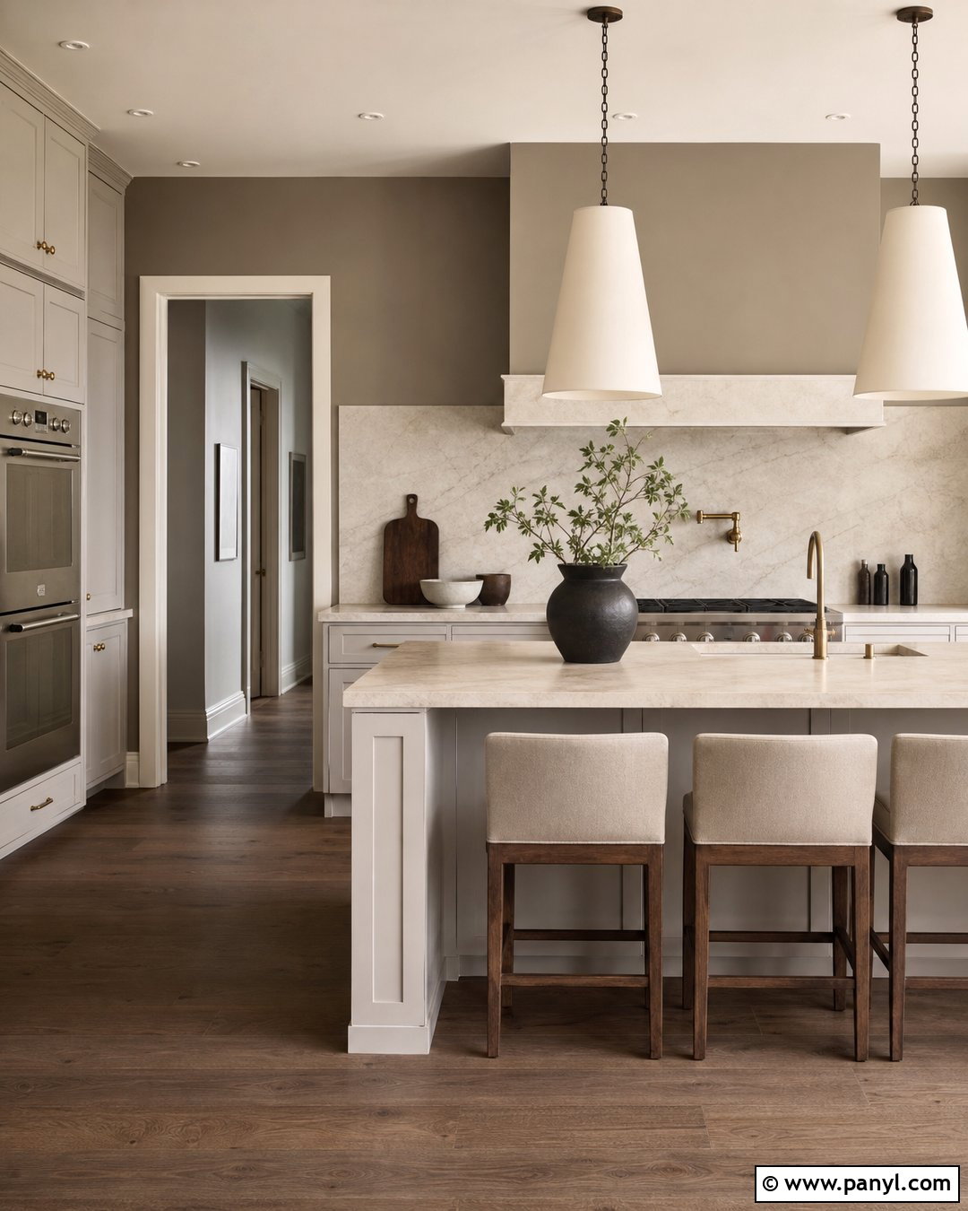 Mushroom Kitchen Walls - 35 Kitchen Wall Colors With Grey Cabinets