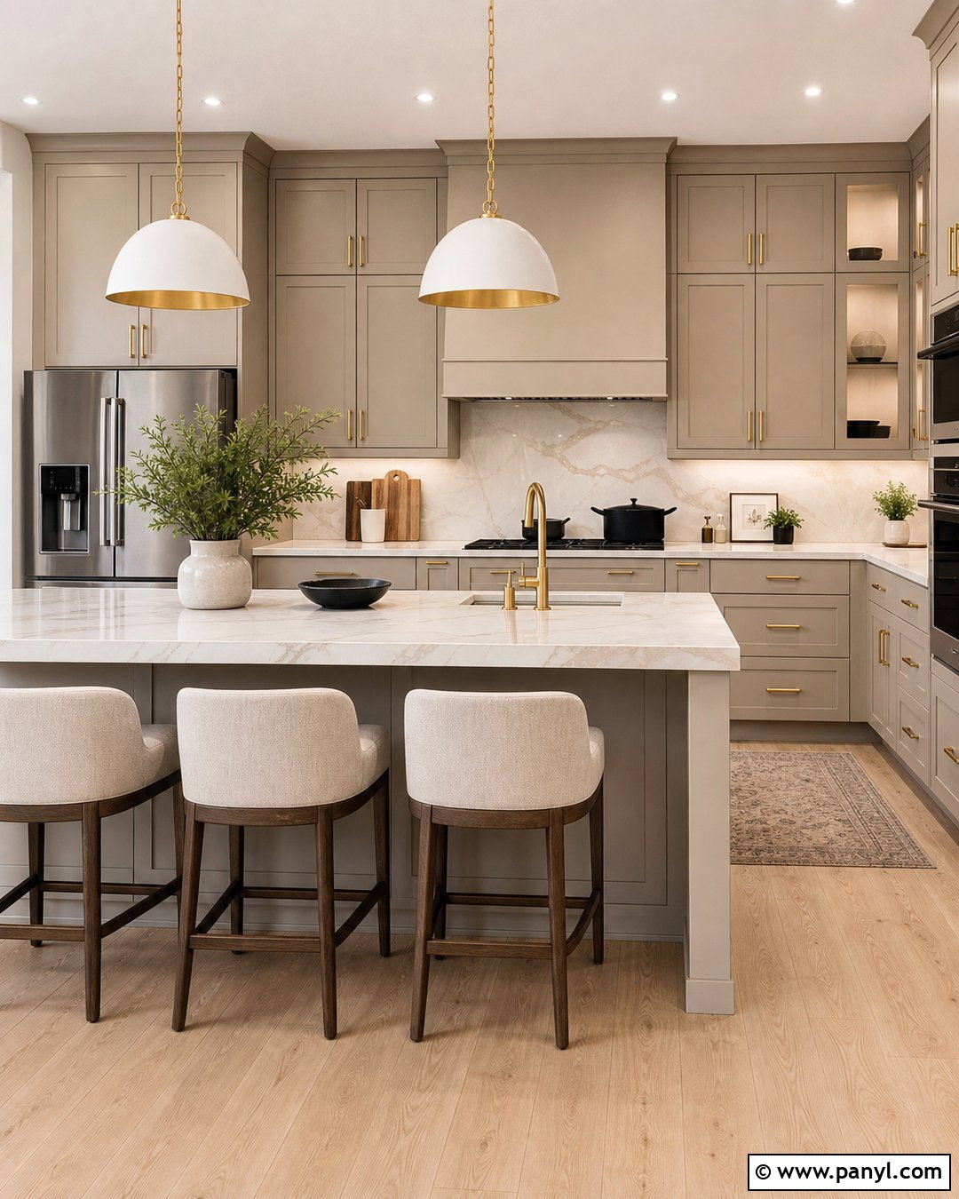 Mushroom Kitchen - 20 Current Kitchen Color Trends