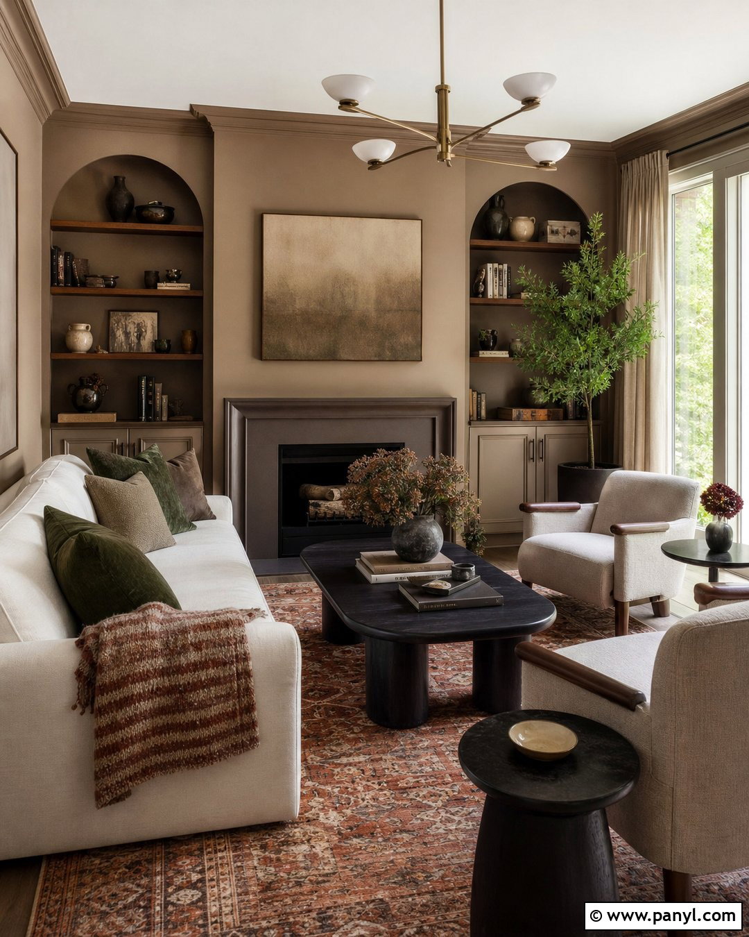 Mushroom Living Room Walls - 35 Best Wall Colors For Living Room Ideas