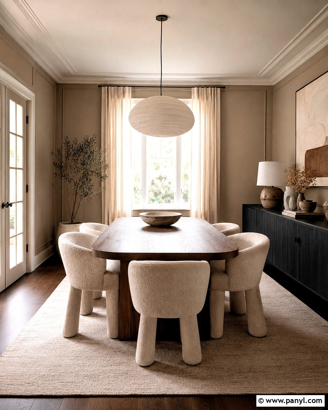 Mushroom Neutral Dining Room - 20 neutral room colors
