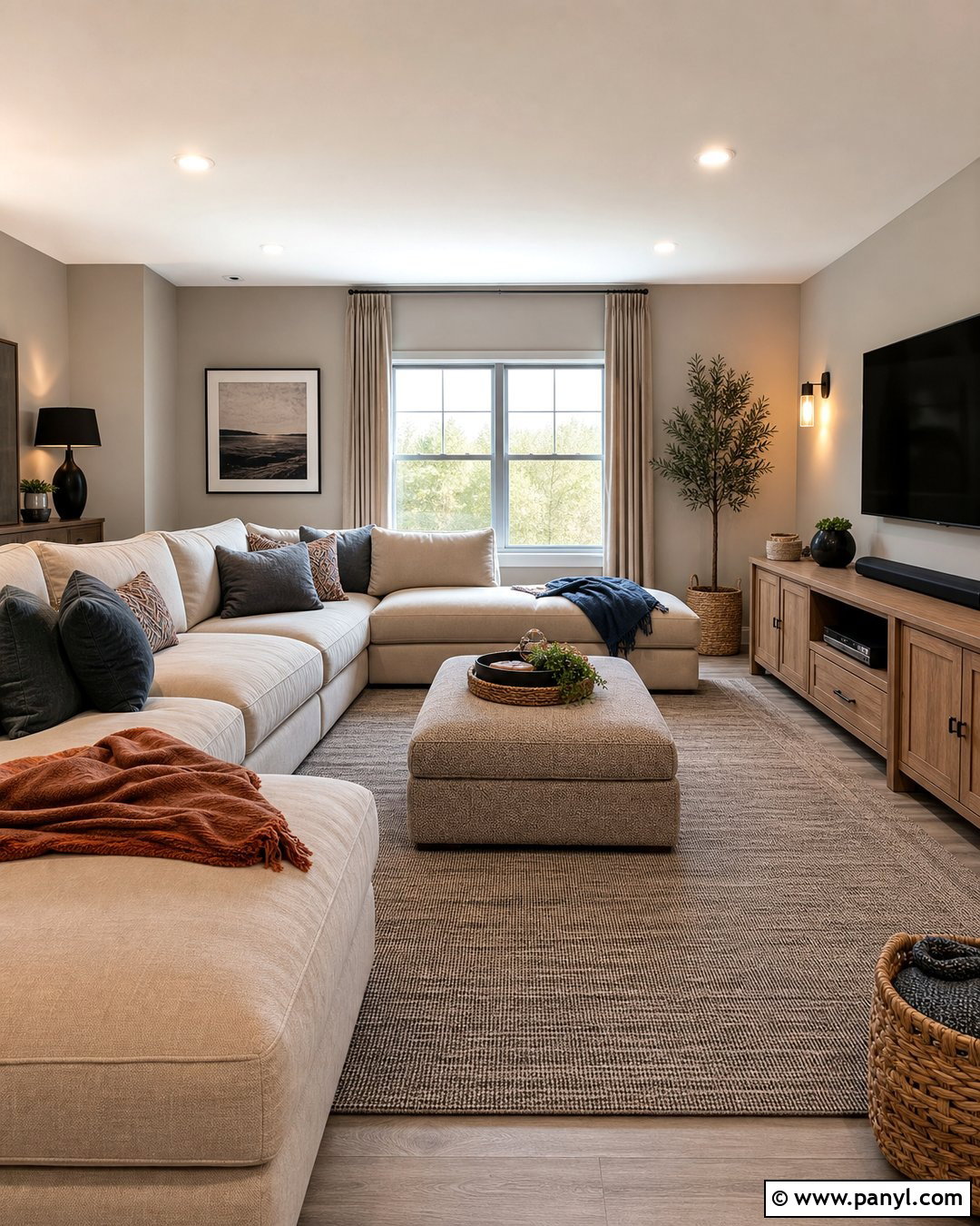 Mushroom Nude Family Room - 30 Nude Wall Color Ideas