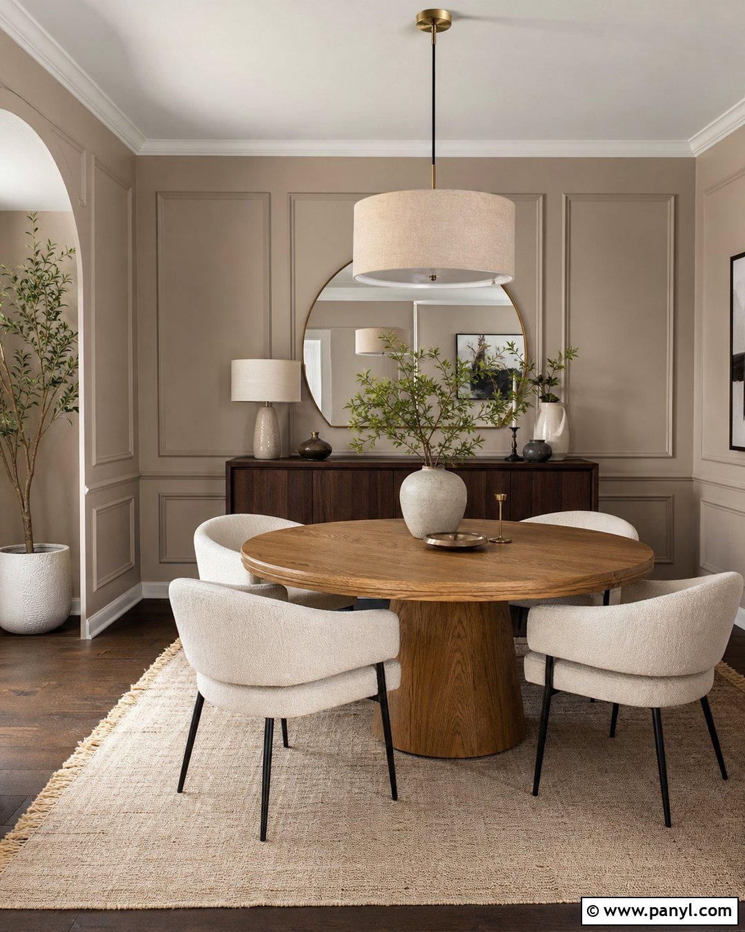 Mushroom Paneled Walls - 20 Mushroom Colour Walls