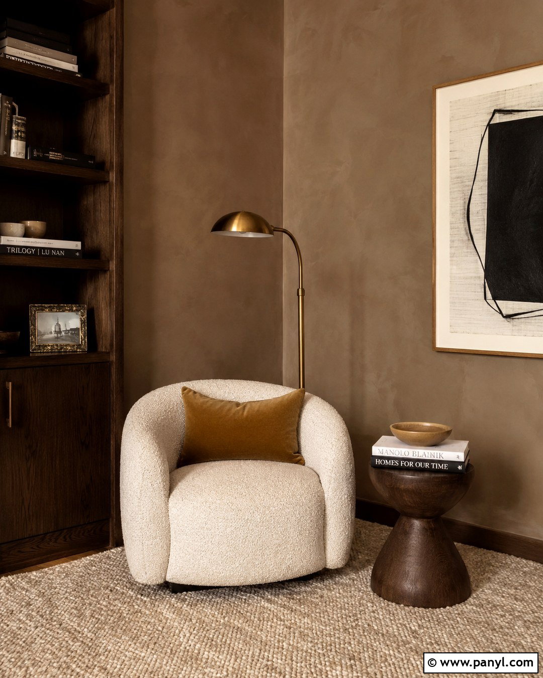 Mushroom Roman Clay Reading Nook - 20 Roman Clay Paint Walls
