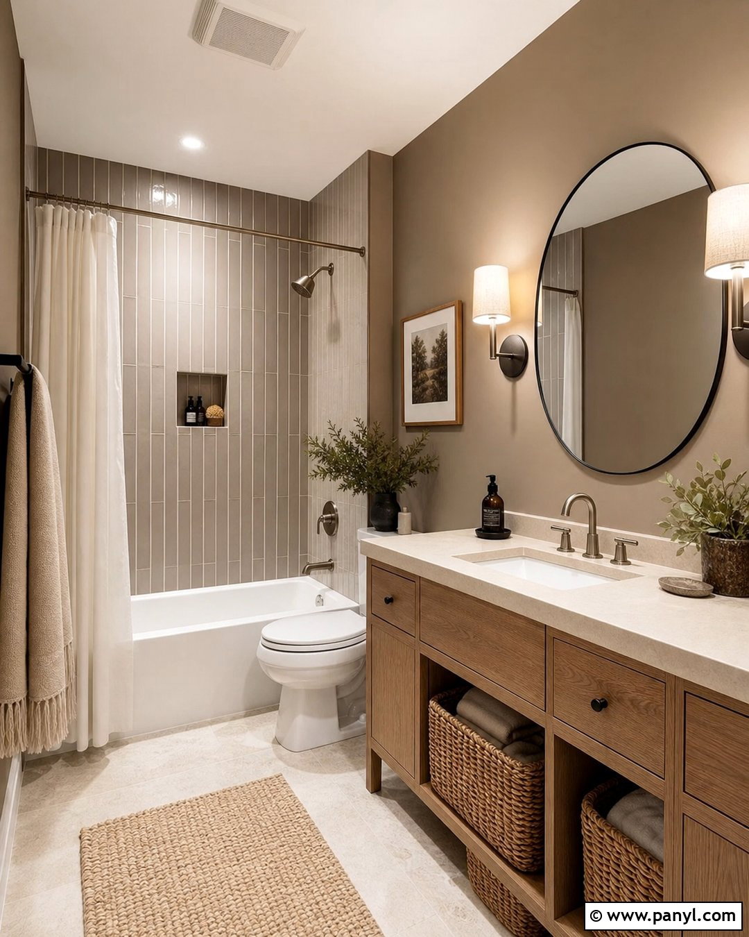Mushroom Small Bathroom Walls - 25 Small Bathroom Wall Color Ideas