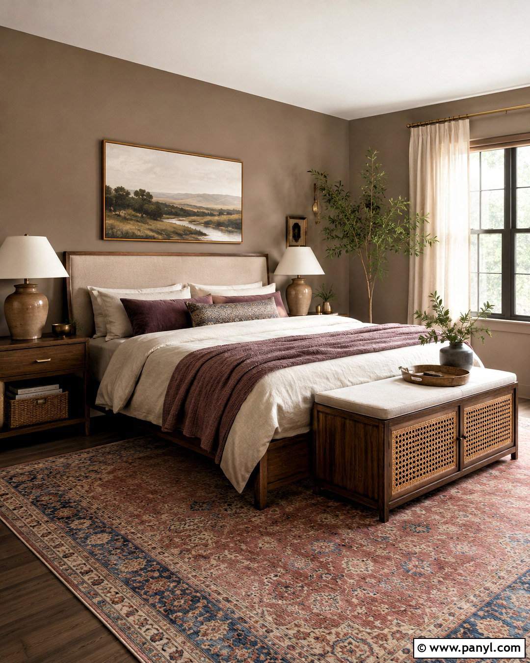 Mushroom Taupe Boho Bedroom Paint Color - 20 boho bedroom paint colors