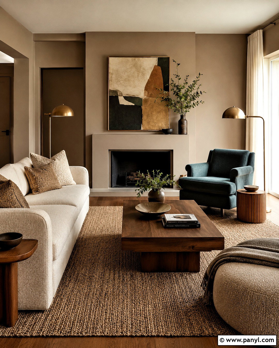 Mushroom Taupe Living Room Paint Color - 20 paint color trends