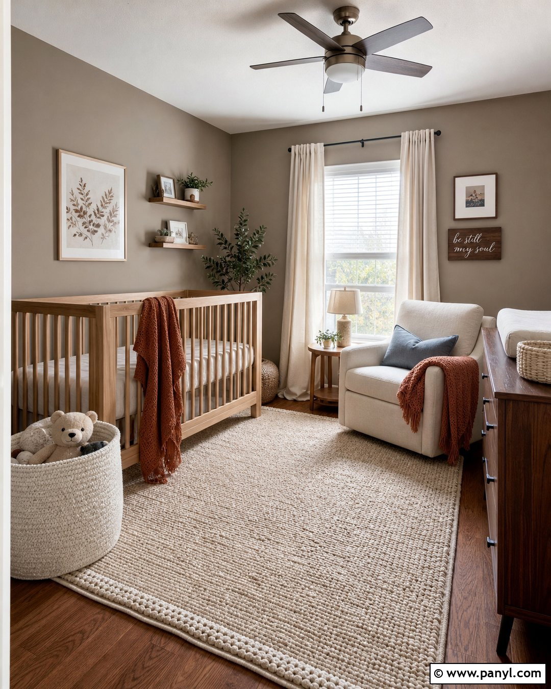 Mushroom Taupe Nursery Walls - 30 Nursery Wall Color Ideas