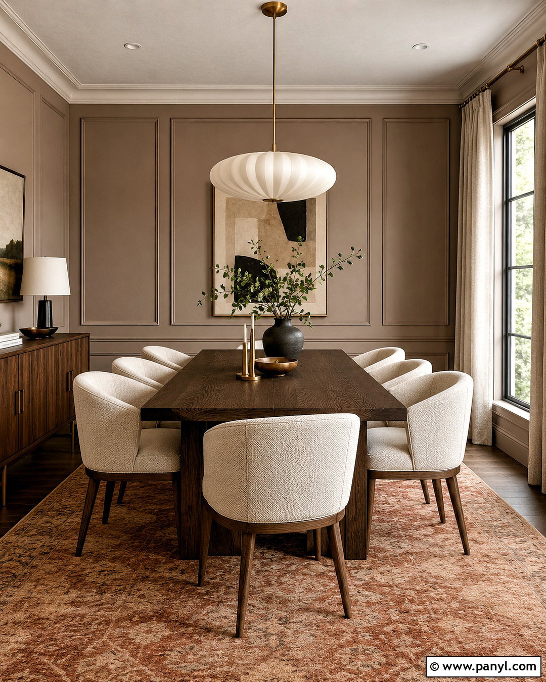 Mushroom Taupe Paint Color - 20 modern paint colors