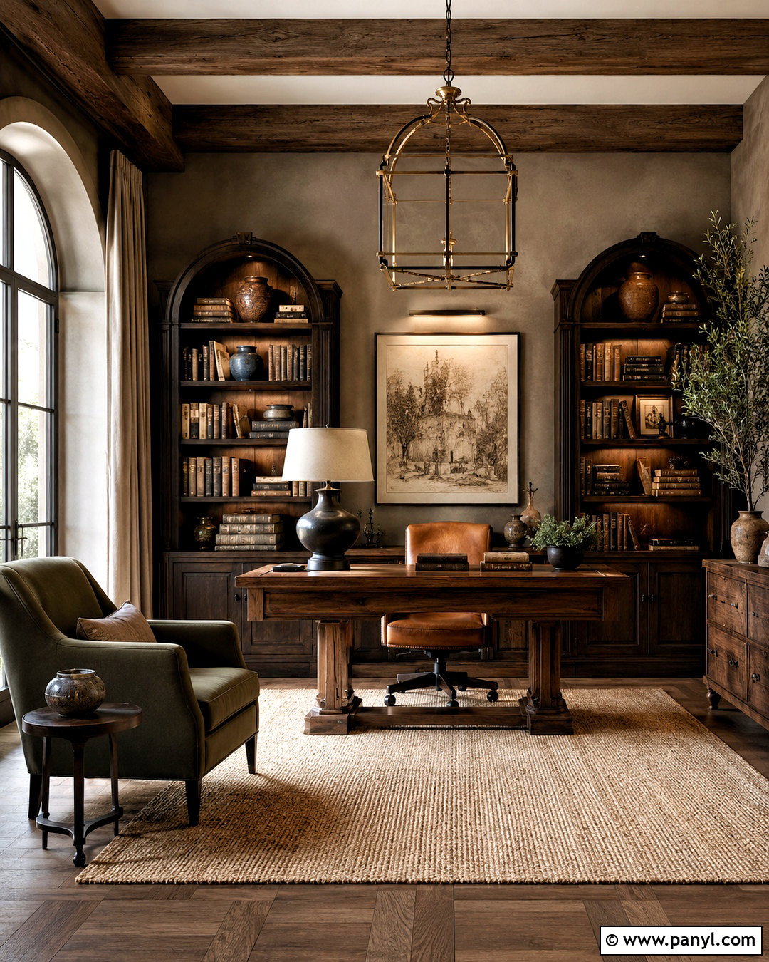 Mushroom Taupe Tuscan Walls - 35 tuscan wall colors
