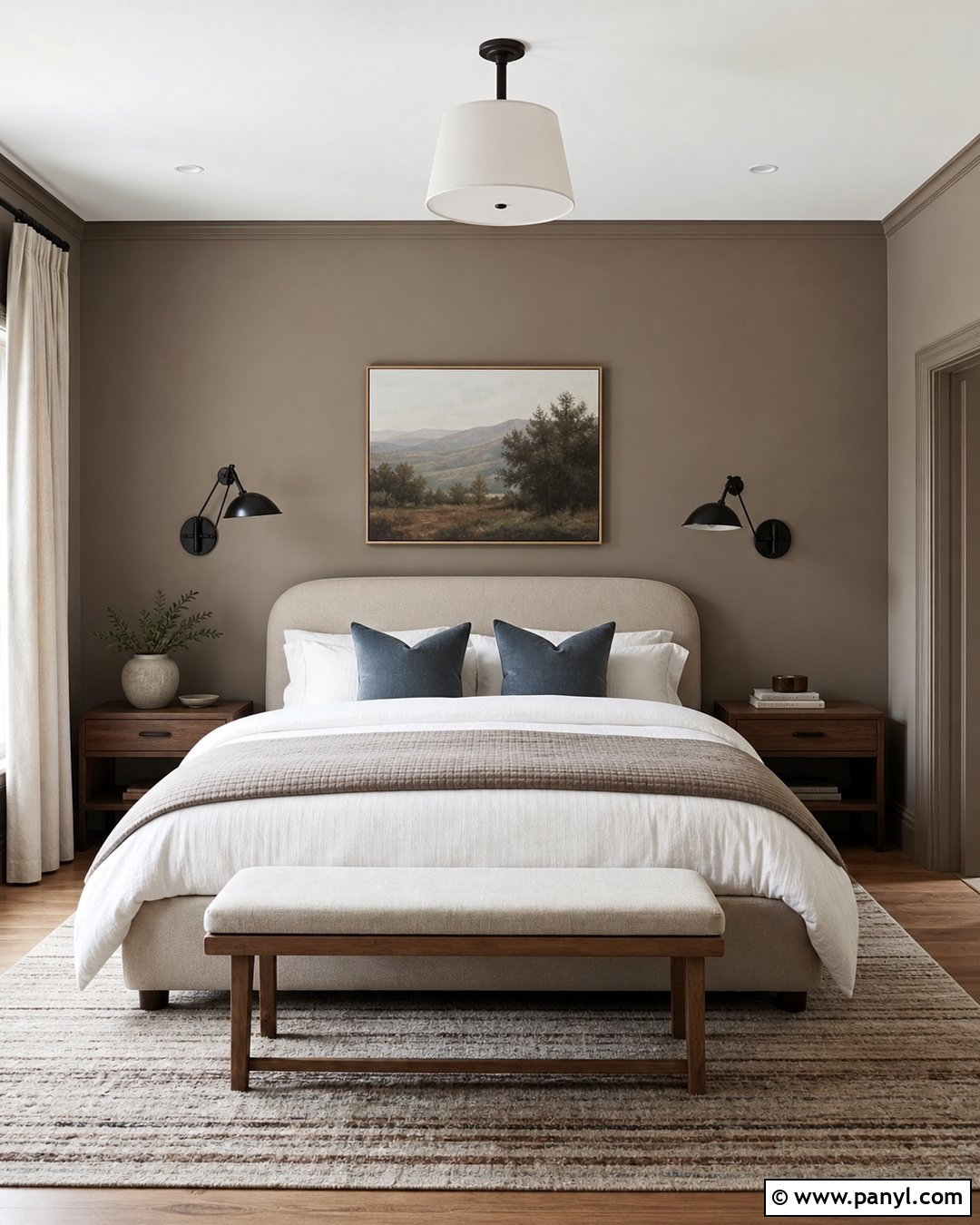Mushroom Taupe Wall Paint - 30 Modern Wall Paint Ideas