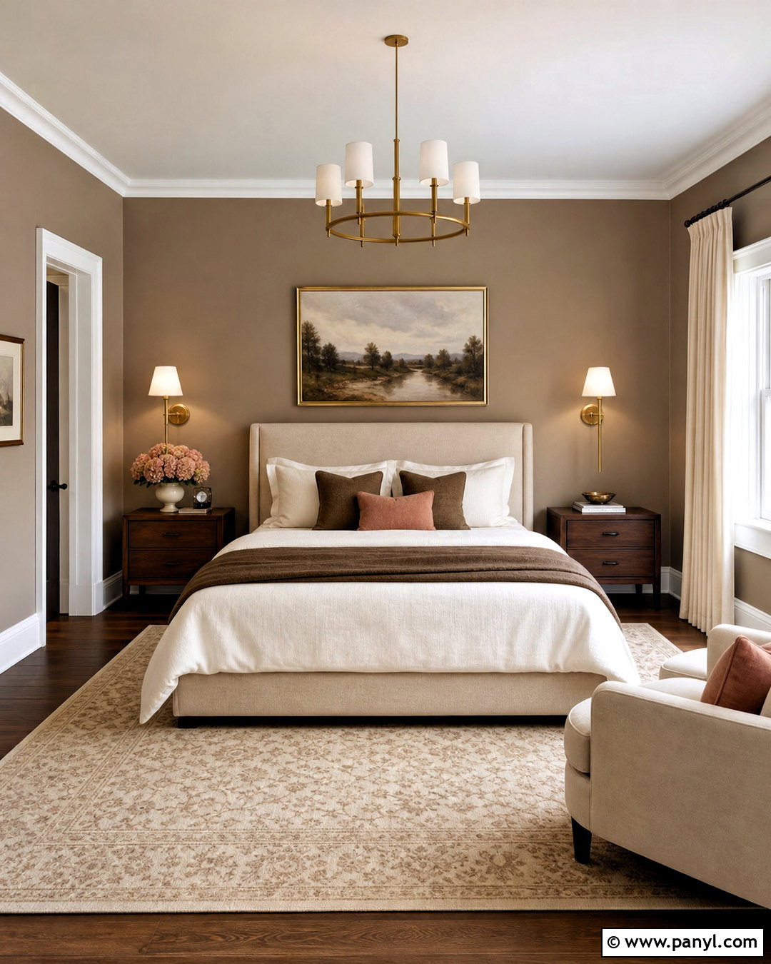 Mushroom Taupe Wall Paint - 20 wall painting colour ideas