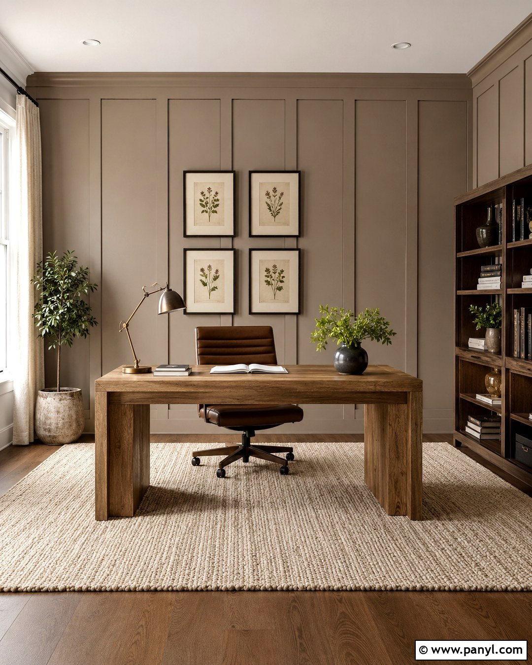 Mushroom Taupe Wood Panels - 20 Wood Panel Colors