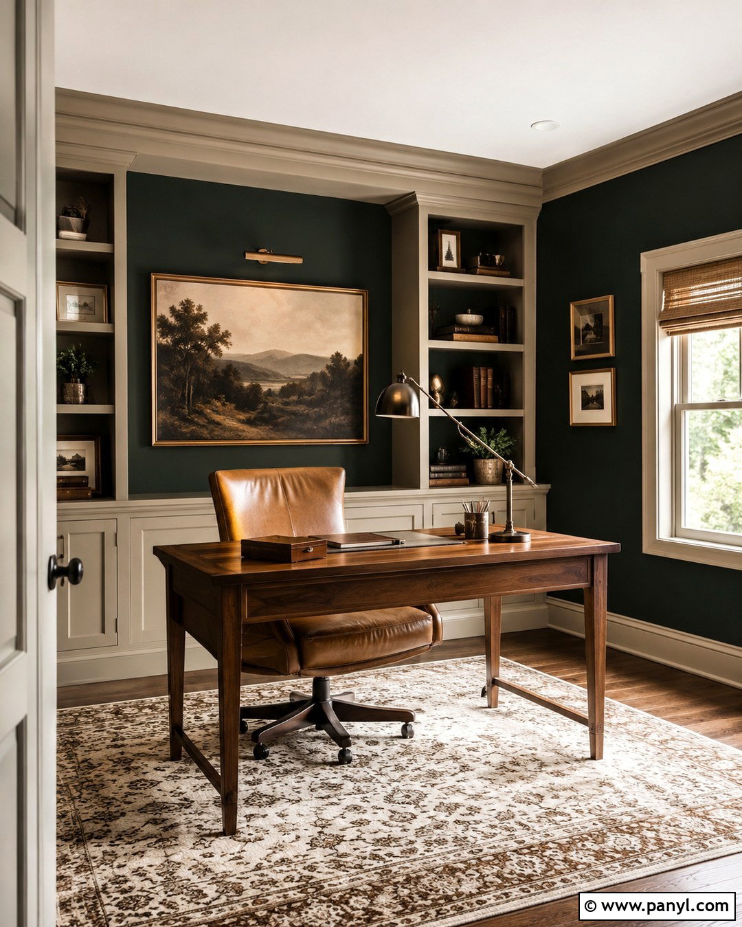 Mushroom Trim - 20 Trim Color For Dark Green Walls