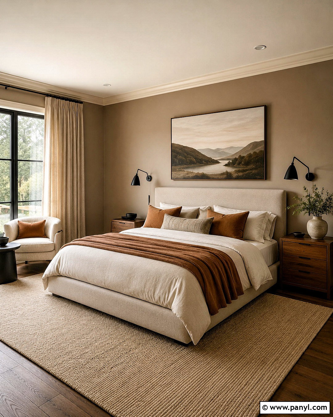 Mushroom Wall Color - 35 warm wall colors