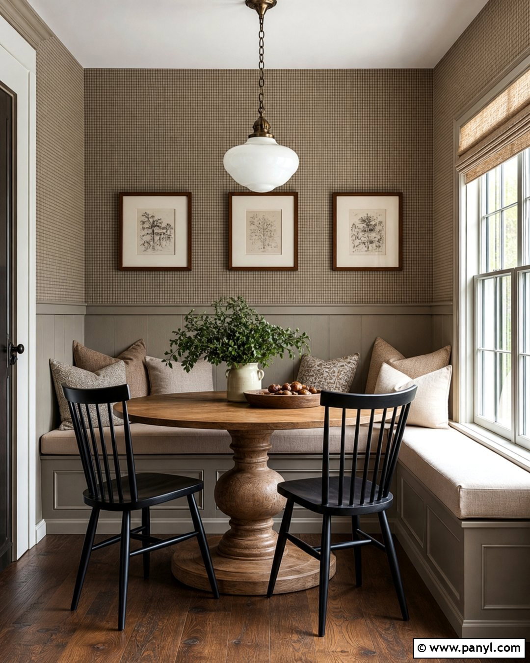 Mushroom Wallpaper Kitchen Nook - 30 neutral colors wallpaper ideas