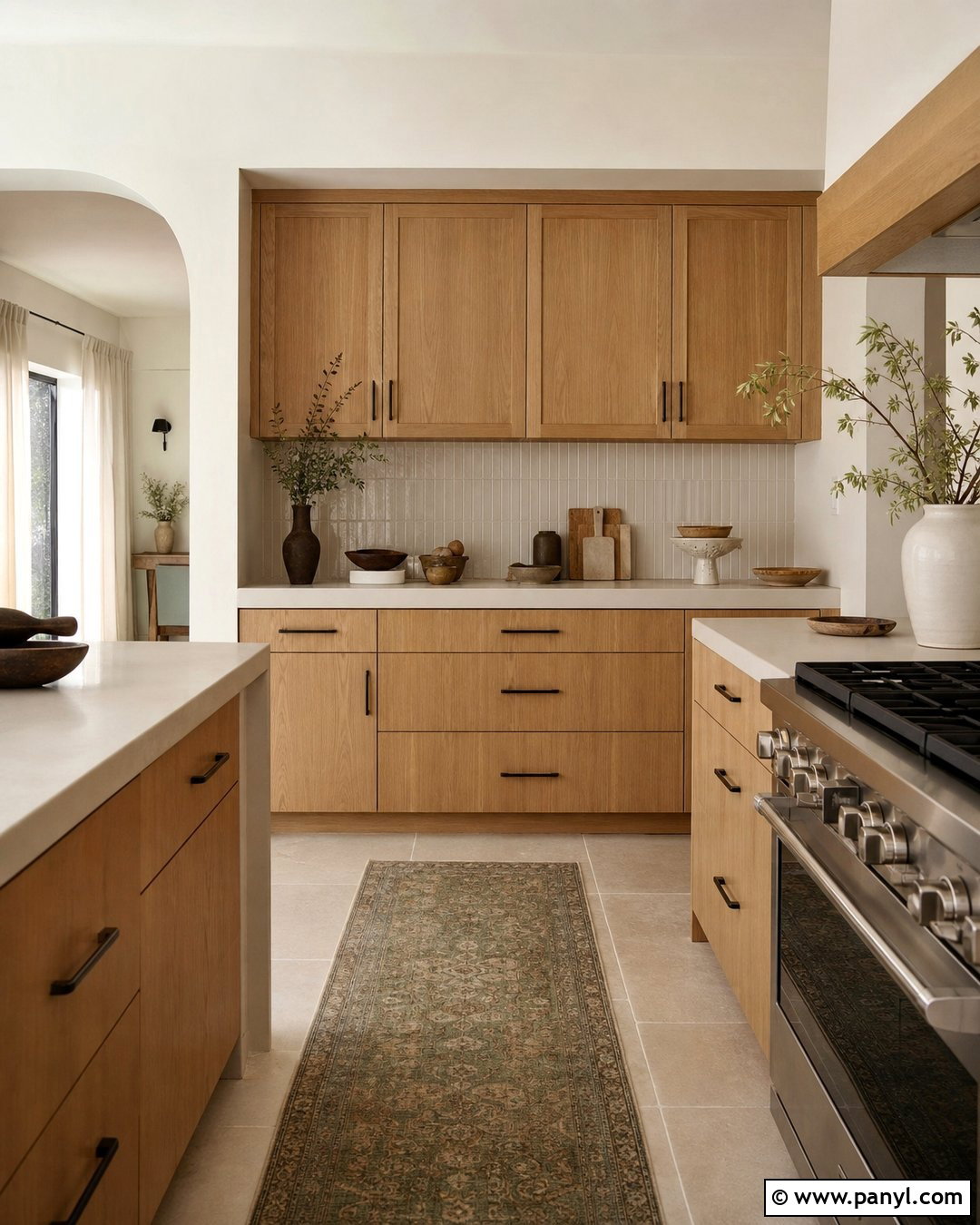 Mushroom Walls With Honey Oak Cabinets - 35 honey oak kitchen cabinets wall color ideas