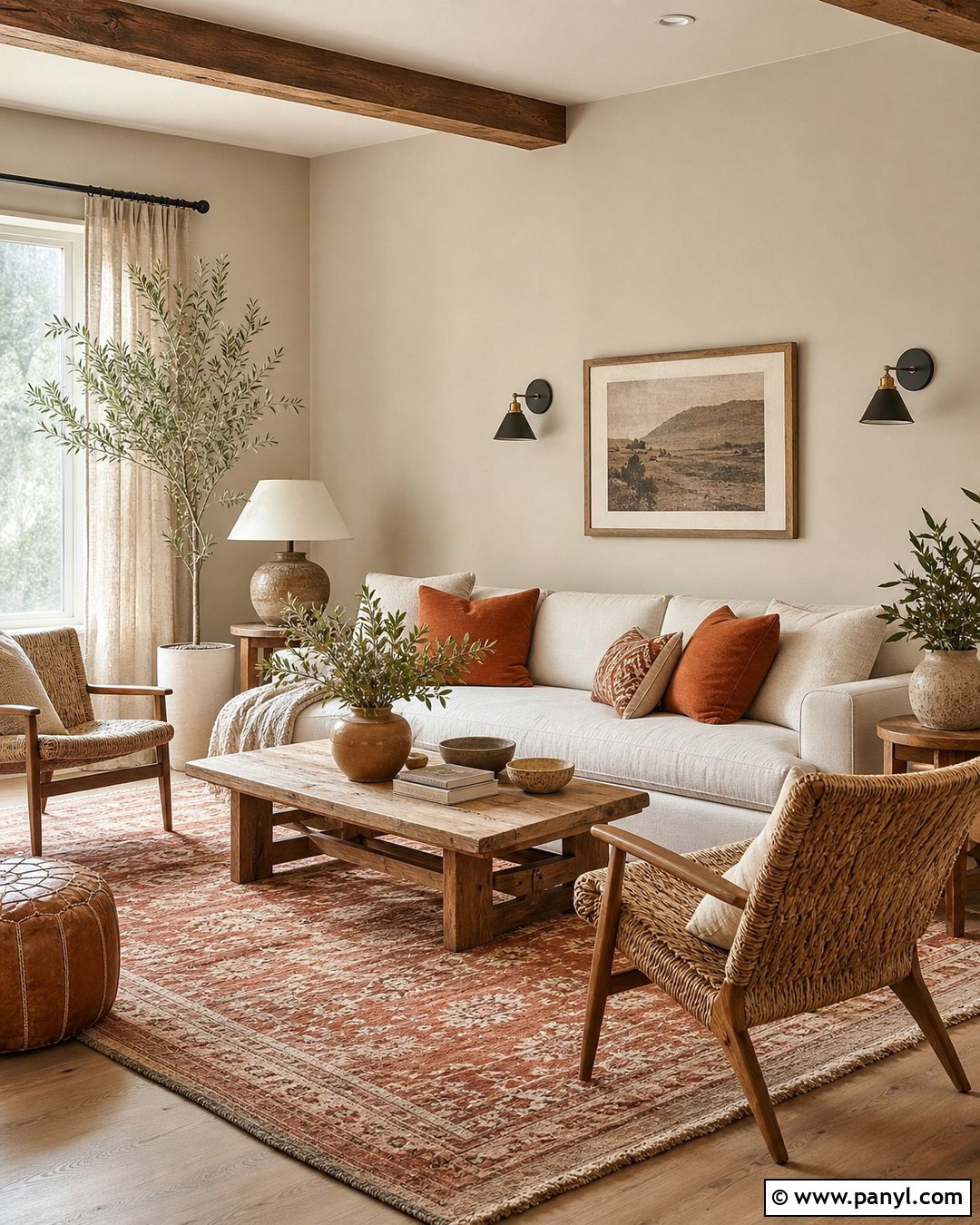 Mushroom Walls With Terracotta Decor - 20 Mushroom Colour Walls