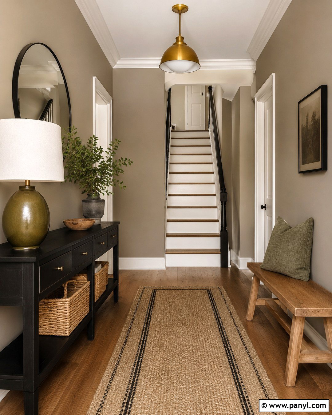 Mushroom Walls With White Trim - 20 Neutral Wall Color With White Trim Ideas