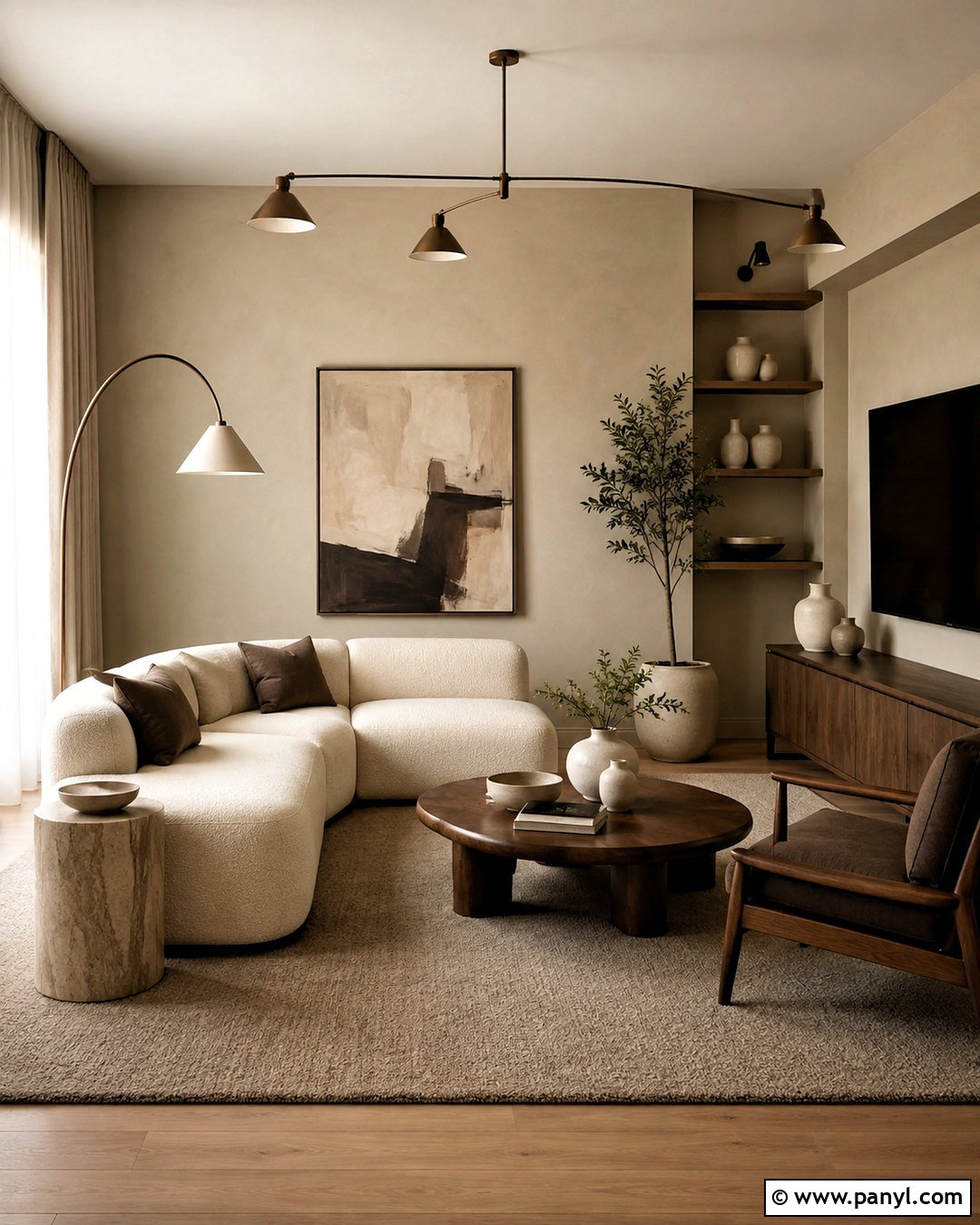 Mushroom and Walnut Color Palette - 20 clean color palette ideas