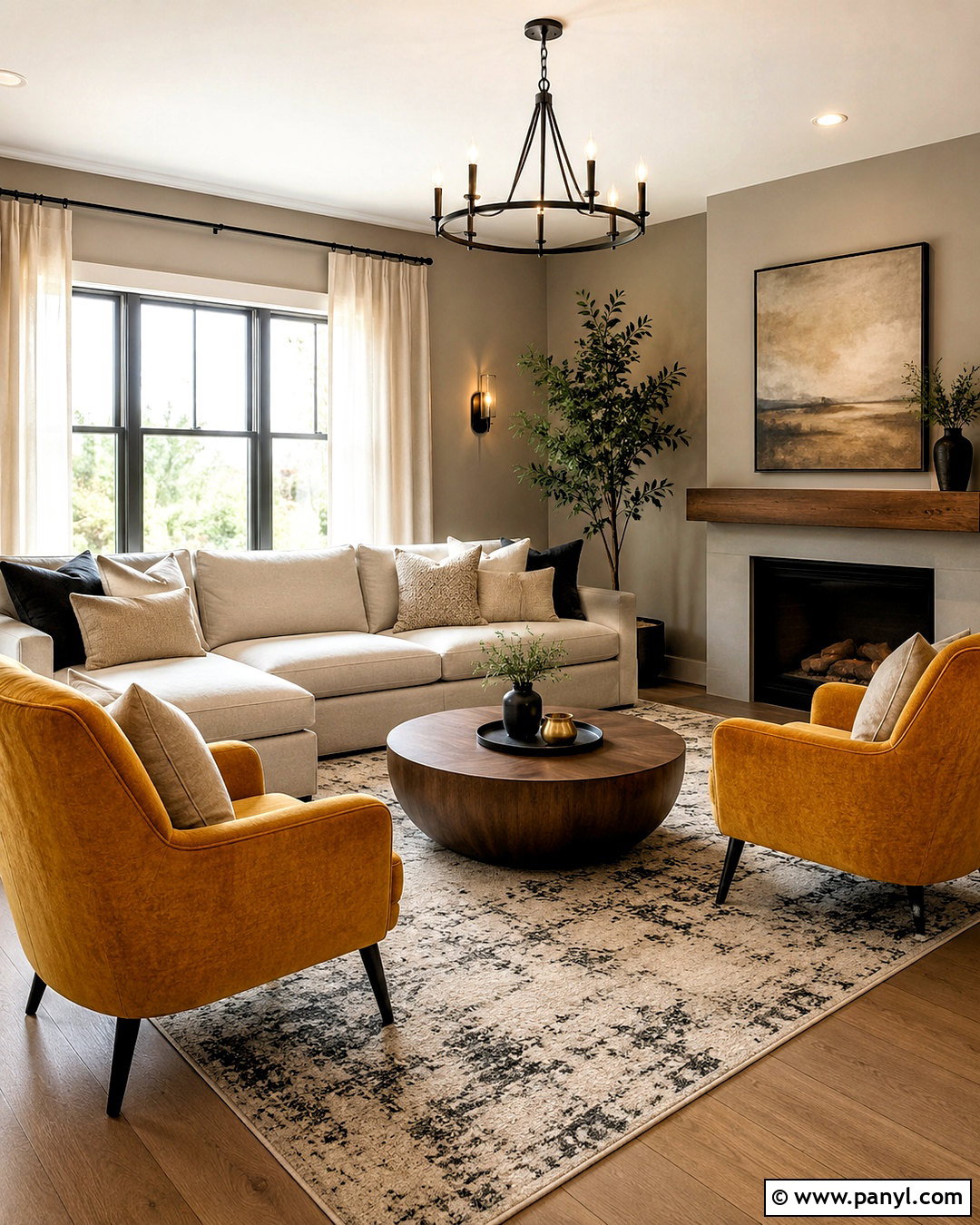 Mustard Accent Chairs Living Room - 20 mustard color living room ideas