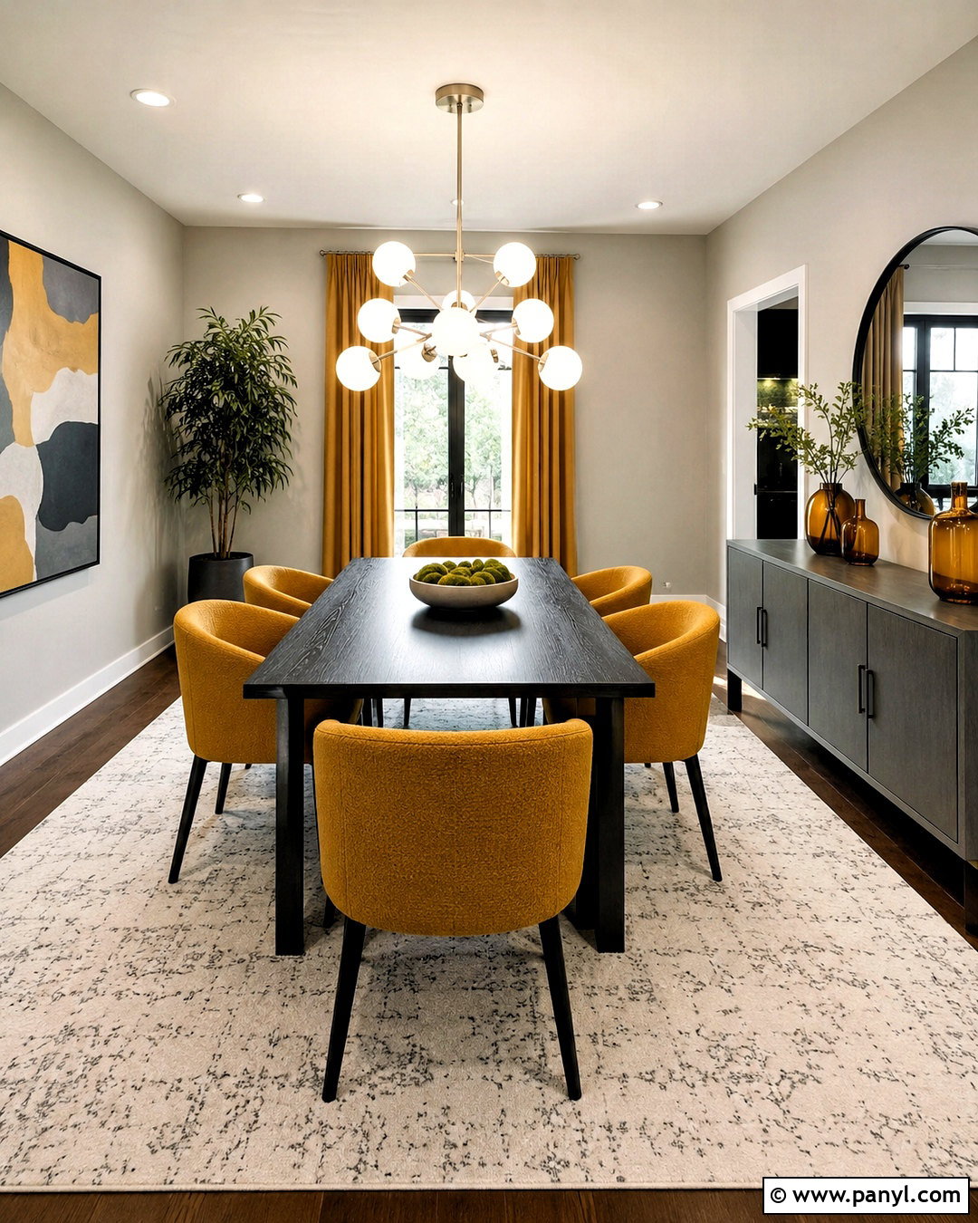 Mustard And Gray Dining Room - 20 mustard dining room ideas