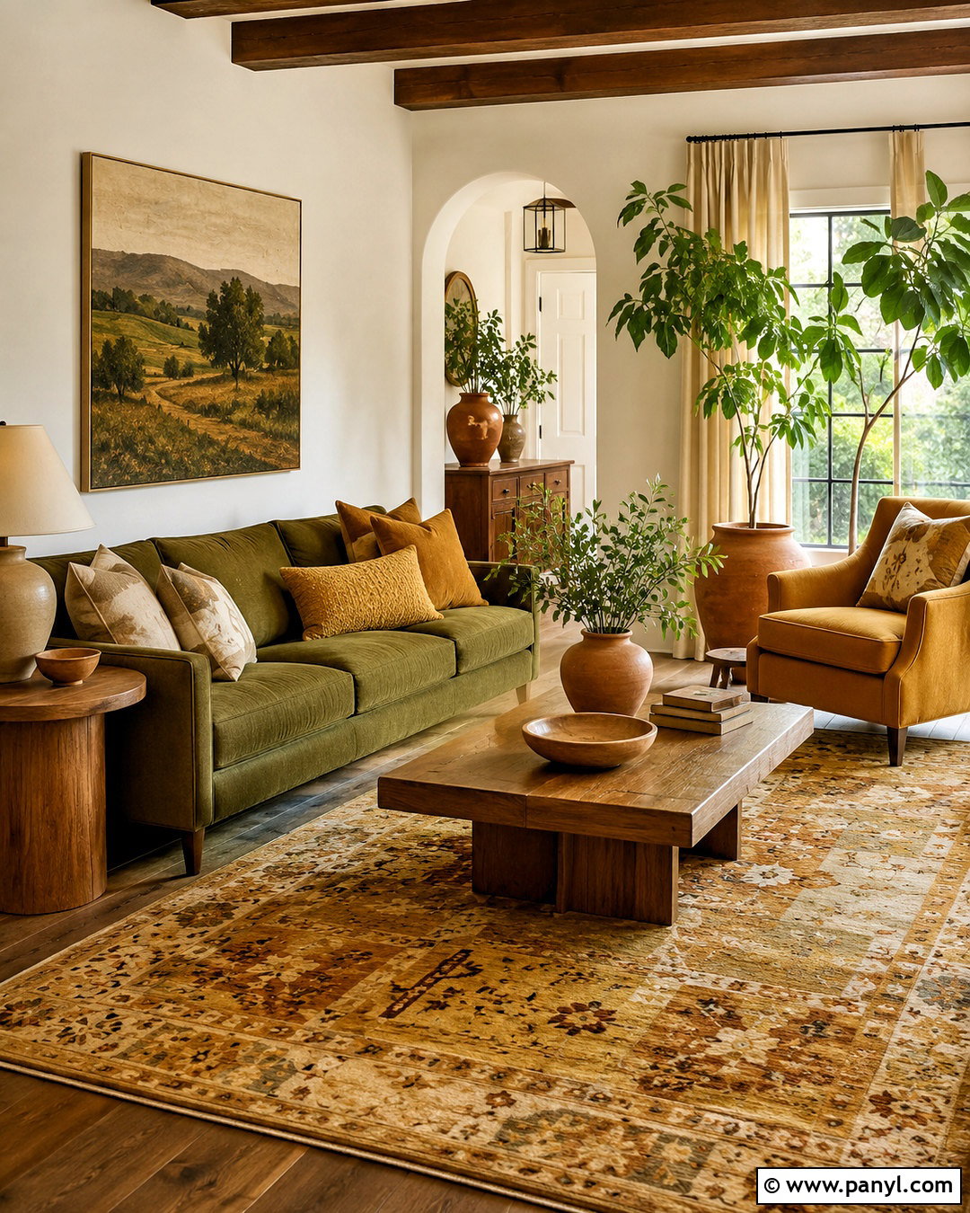 Mustard And Olive Green Living Room - 20 mustard color living room ideas